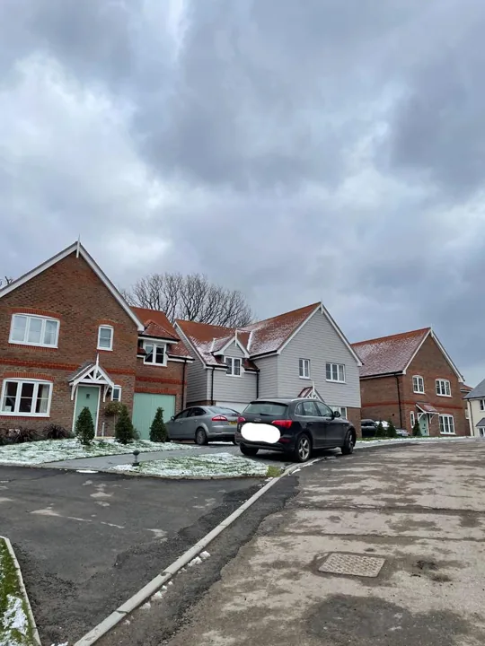 New-build housing development where site electrics were installed